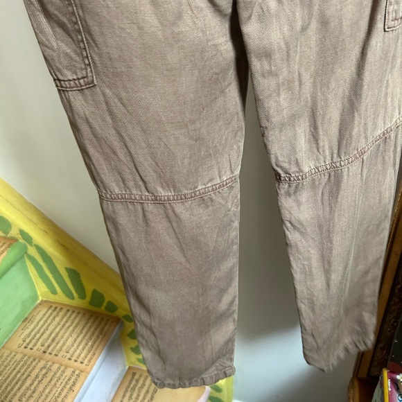 Cloth & Stone Brown Straight Leg Cargo Pants 24" - Picture 14 of 16